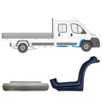 Panel de reparación conjunto para Fiat Ducato 2006-2014 / Derecho / Dabina doble / 14796 Panel de reparación conjunto para Fiat Ducato 2006-2014 / Derecho / Dabina doble / 14796