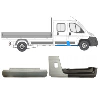 Panel de reparación conjunto para Fiat Ducato 2006-2014 / Derecho / Dabina doble / 14800 Panel de reparación conjunto para Fiat Ducato 2006-2014 / Derecho / Dabina doble / 14800