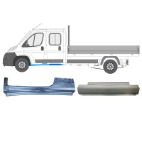 Panel de reparación conjunto para Fiat Ducato 2006-2014 / Izquierda / Dabina doble / 14795 Panel de reparación conjunto para Fiat Ducato 2006-2014 / Izquierda / Dabina doble / 14795
