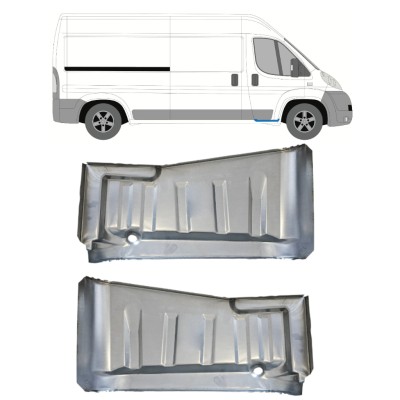 Panel de reparación del peldaño para Fiat Ducato 2006-2014 / Izquierda+Derecha / Conjunto 15061