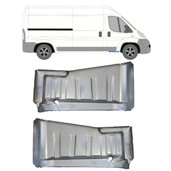 Panel de reparación del peldaño para Fiat Ducato 2006-2014 / Izquierda+Derecha / Conjunto 15061 Panel de reparación del peldaño para Fiat Ducato 2006-2014 / Izquierda+Derecha / Conjunto 15061