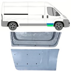 Panel de reparación puerta delantera interna + externa para Fiat Ducato 2006-2025 / Derecho / Conjunto 12004