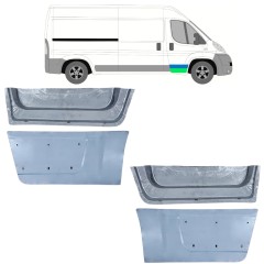 Panel de reparación puerta delantera interna + externa para Peugeot Boxer 2006-2025 / Conjunto 14329