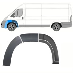 Juego de molduras del guardabarros delantero para Peugeot Boxer 2006-2014 / Izquierda / 14396
