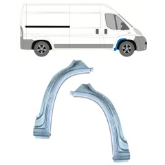 Panel de reparación guardabarros delantero para Citroen Jumper 2006-2025 / Izquierda+Derecha / Conjunto 14212