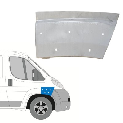Panel de reparación guardabarros delantero para Fiat Ducato 2006-2014 / Derecho 14704