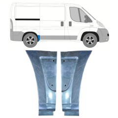 Panel de reparación guardabarros trasero para Fiat Ducato 2006-2025 / Izquierda+Derecha / Conjunto 11474