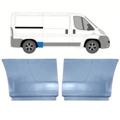 Panel de reparación guardabarros trasero para Citroen Jumper 2006-2026 / Izquierda+Derecha / Conjunto 14132