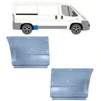 Panel de reparación guardabarros trasero para Fiat Ducato 2006-2014 / Izquierda+Derecha 15113