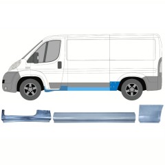 Panel de reparación conjunto para Fiat Ducato 2006-2025 / Izquierda / 12419