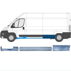 Panel de reparación conjunto para Citroen Jumper 2006-2025 / Izquierda / 14342