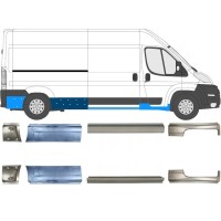 Panel de reparación del umbral para Fiat Ducato 2006-2026 / Izquierda+Derecha / Conjunto 10887