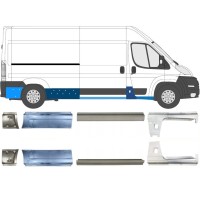 Panel de reparación del umbral para Fiat Ducato 2006-2026 / Izquierda+Derecha / Conjunto 10888