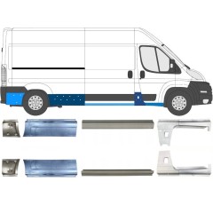 Panel de reparación del umbral para Peugeot Boxer 2006-2026 / Izquierda+Derecha / Conjunto 14162