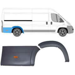 Moldura lateral guardabarros trasero con lámpara para Peugeot Boxer 2006-2014 / Derecho / Conjunto 14467