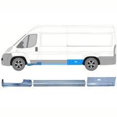 Panel de reparación conjunto para Fiat Ducato 2006-2025 / Izquierda / 12423