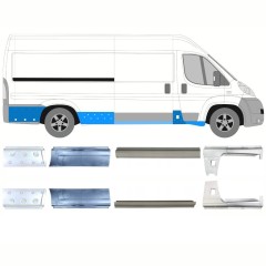 Panel de reparación del umbral para Peugeot Boxer 2006-2026 / Izquierda+Derecha / Conjunto 14164