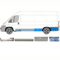 Panel de reparación conjunto para Fiat Ducato 2006-2026 / Izquierda / 16790