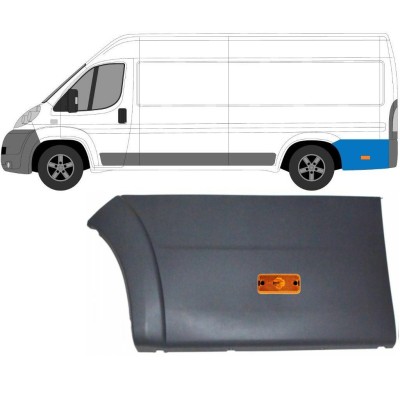 Moldura lateral trasera con lámpara para Fiat Ducato 2006-2018 / Izquierda / Conjunto 10681