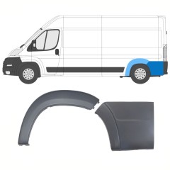 Moldura del arco de rueda trasero conjunto para Fiat Ducato 2006-2018 / Izquierda / 8564