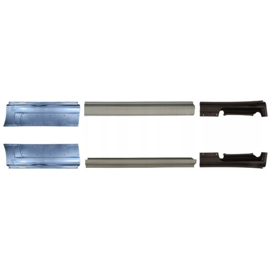 Panel de reparación del umbral para Fiat Ducato 2006-2026 / Izquierda+Derecha / Conjunto 9701