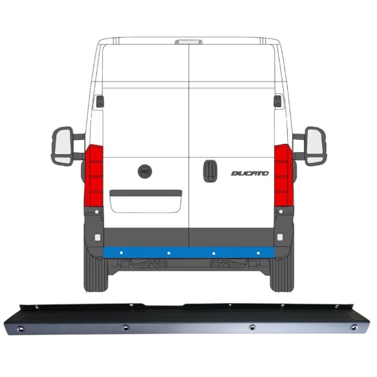 Parachoques trasero con PDC para Fiat Ducato 2006-2018 16925