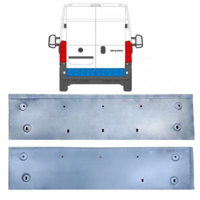 Panel de reparación puerta trasera para Fiat Ducato 2006- / Conjunto 11670