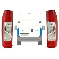 Lámpara trasera para Fiat Ducato 2006-2014 / Izquierda+Derecha / Conjunto 10026