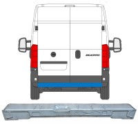 Panel de reparación travesaño trasero para Fiat Ducato 2006-2026 16869