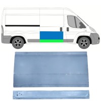 Panel de reparación puerta corredera interna + externa para Fiat Ducato 2006-2014 / Derecho / Conjunto 14823 Panel de reparación puerta corredera interna + externa para Fiat Ducato 2006-2014 / Derecho / Conjunto 14823