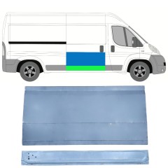 Panel de reparación puerta corredera interna + externa para Citroen Jumper 2006-2025 / Derecho 15377