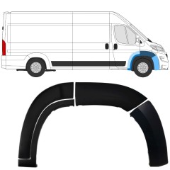 Juego de molduras del guardabarros delantero para Citroen Jumper 2018-2023 / Derecho / 14403