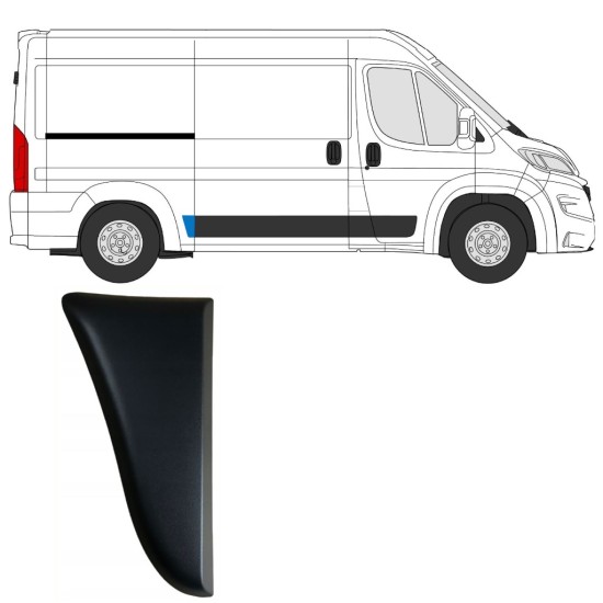 Moldura lateral guardabarros trasero para Fiat Ducato 2018- / Derecho 14802 Moldura lateral guardabarros trasero para Fiat Ducato 2018- / Derecho 14802
