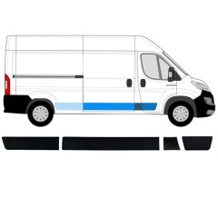Conjunto de molduras para Peugeot Boxer 2018- / Derecho / 14414