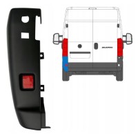 Esquina parachoques trasero 180 grados para Fiat Ducato 2018- / Derecho 16025