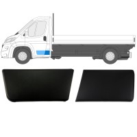 Molduras laterales para cabina simple conjunto para Fiat Ducato 2018- / Izquierda / Cabina simple / 14809