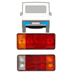 Lámpara trasera para Fiat Ducato 1994-2002 / Izquierda+Derecha / Conjunto 9757