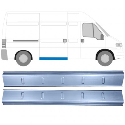 Panel de reparación del umbral interno para Fiat Ducato Boxer Relay 1994-2006 / Izquierda+Derecha / Conjunto 10676