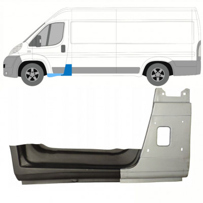 FIAT DUCATO 2006- A-PILAR + PANEL DE REPARACIÓN DEL UMBRAL / IZQUIERDA