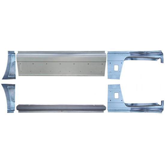 Panel de reparación conjunto para Fiat Ducato 2006-2014 / Izquierda+Derecha / 14813 Panel de reparación conjunto para Fiat Ducato 2006-2014 / Izquierda+Derecha / 14813