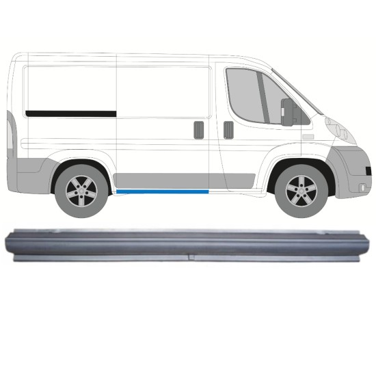 Umbral completo puerta corredera para Fiat Ducato 2006-2014 / Derecho 14734 Umbral completo puerta corredera para Fiat Ducato 2006-2014 / Derecho 14734