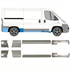 Panel de reparación conjunto para Citroen Jumper 2006-2026 / Izquierda+Derecha / 14153