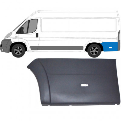 Rivestimento laterale posteriore (Włoskie słowo, czy na pewno jest poprawne w kontekście hiszpańskim?) para Fiat Ducato 2006- / XLWB / Izquierda 6557