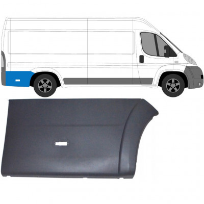 FIAT DUCATO 2006- EXTRA LARGO TRASERO MOLDURA LATERAL / DERECHA