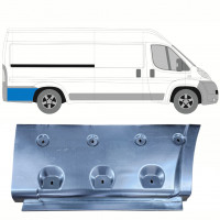 Panel de reparación guardabarros trasero para Fiat Ducato 2006- / LWB / Derecho 8654