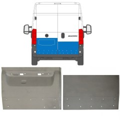 Panel de reparación puerta trasera para Citroen Jumper 2006-2025 / Izquierda+Derecha / Conjunto 14268