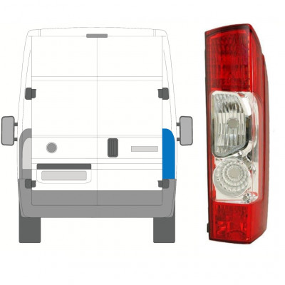 FIAT DUCATO 2006-2014 TRASERO LAMPA / DERECHA