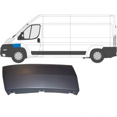 Moldura lateral guardabarros delantero para Fiat Ducato 2006- / Izquierda 6541