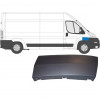 Moldura lateral guardabarros delantero