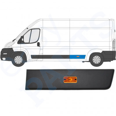 FIAT DUCATO 2006- TRASERO MOLDURA LATERAL CON LAMPA / IZQUIERDA